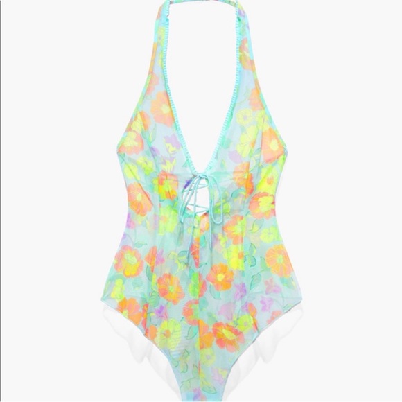 Savage X Fenty Free Spirt Flower Power Teddy lingerie size Small NWT sexy chic - Picture 4 of 11